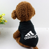 2021 Толстовка с капюшоном для собак, зимняя роскошная одежда для собак, футболка для собак, одежда для кроликов, Adidog на лето