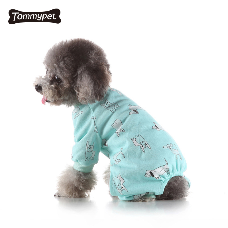 Фабрика 2021 100% хлопок Модные милые тонкие летние хлопковые пижамы для собак