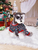 Одежда для щенков Жилет Одежда Хлопковые принадлежности Роскошная мода Рождественская футболка для домашних животных Одежда для собак