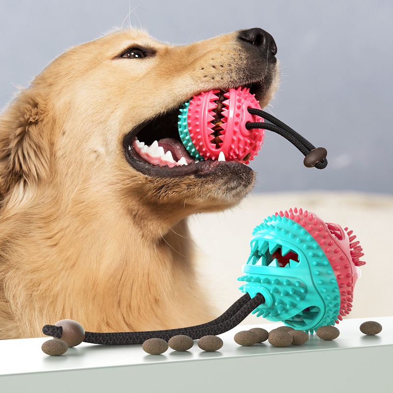 Amazon Горячая Распродажа, неразрушимый нетоксичный резиновый шарик, игрушки для раздачи еды, чистящие зубы, жевательные игрушки для собак