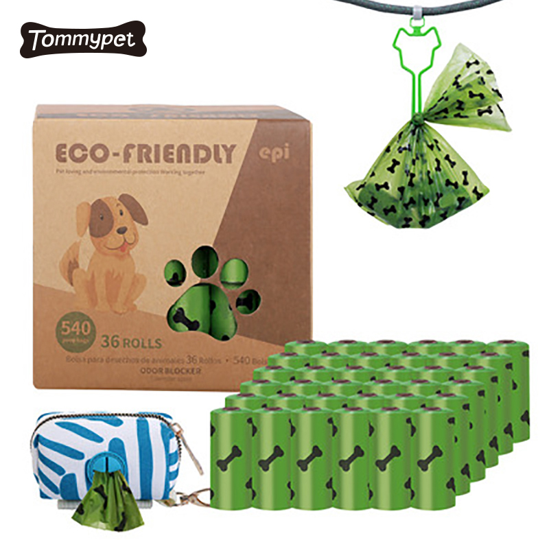 диспенсер ткань смываемый оптовый экологически чистый бумажный мешок для домашних животных