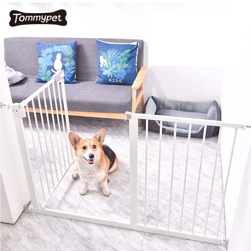 2021 OEM Custom Extra Wide 2-в-1 пластиковый забор для лестниц и прихожей для домашних животных для дома
