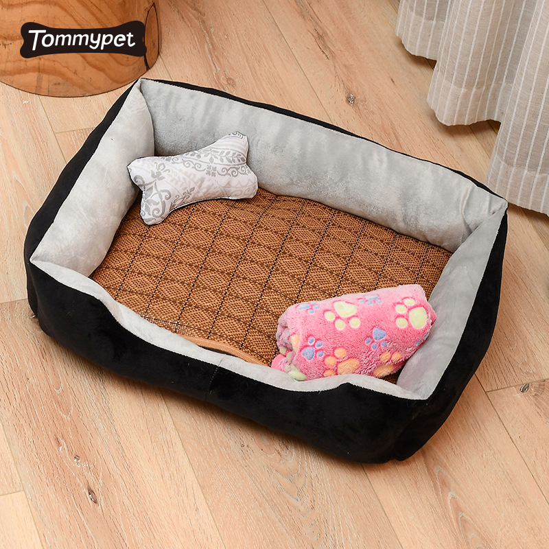 wholesale моющаяся роскошная кровать для больших кошек для домашних животных, летняя прохладная кровать для собак, кошек, охлаждающий коврик, ледяная подушка для домашних животных