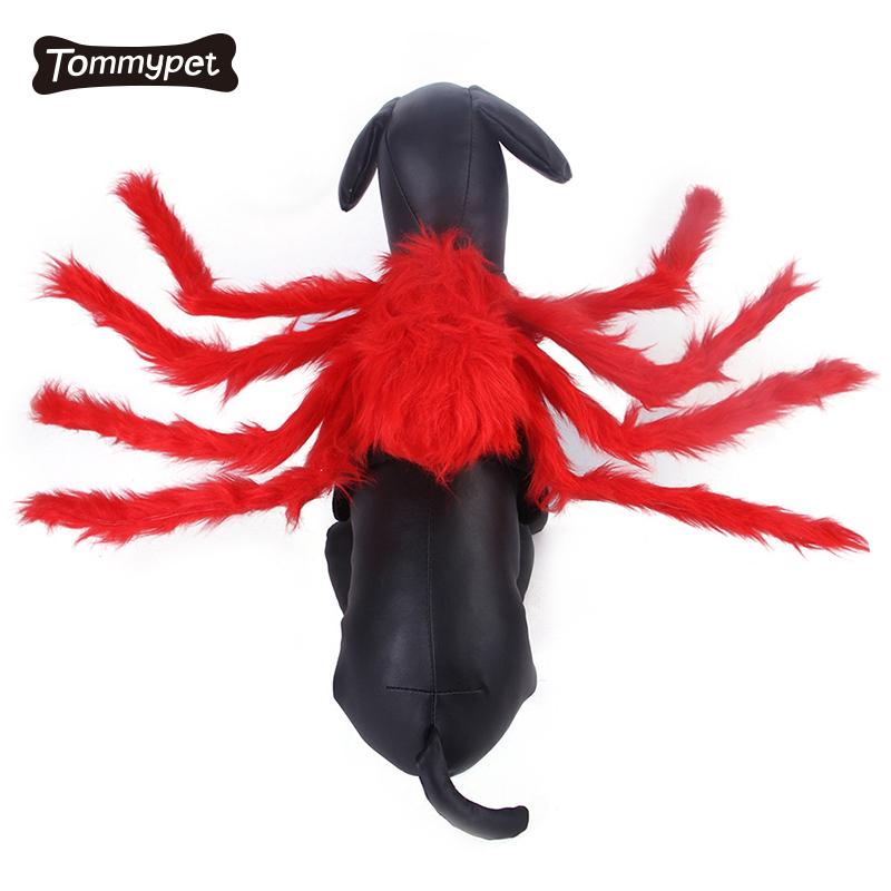 Домашнее животное Хэллоуин Рождественский сундук на спине креативная кошка, собака, маленькая собака, костюм для трансформации паука, ткань для домашних животных