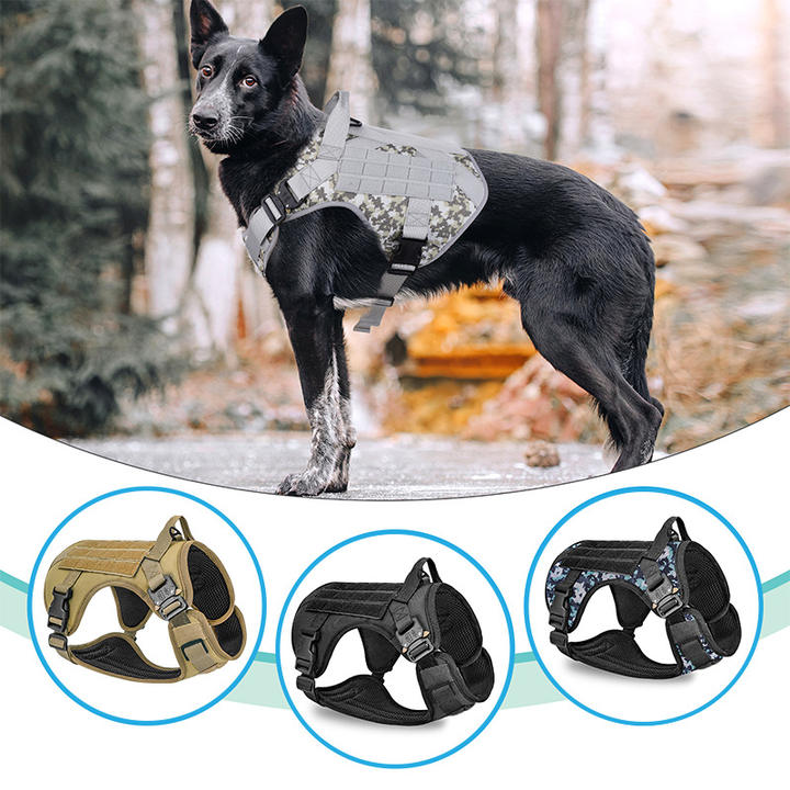 Сверхмощный индивидуальный дизайнерский регулируемый роскошный модный военный тактический служебный ошейник и поводок для собак