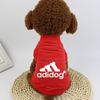 2021 Толстовка с капюшоном для собак, зимняя роскошная одежда для собак, футболка для собак, одежда для кроликов, Adidog на лето