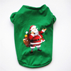 Оптовая продажа Plain Pet Summer roupas para o pet Cat Dog T Shirt Christmas Santa Claus Dog Clothing