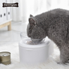 Нескользящая кормушка для домашних животных со скосом 15 градусов Двойная миска для воды Защита шеи Миска для кошек