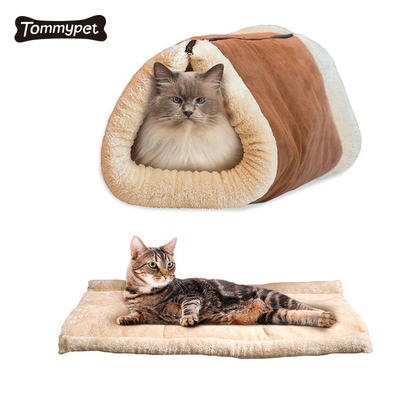 Амазонка дешевая цена оптовая спальный мешок для кошек коврик для кошек Pet Cat Tunnel Bed